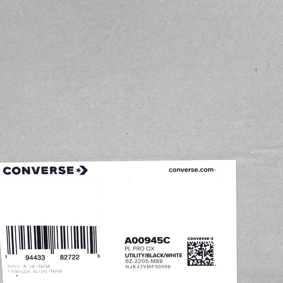 Converse Pro Leather OX Low Top Khaki Black Suede Men’s Size Sneakers A00945C - Picture 9 of 10